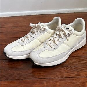 Cole Haan Crosscourt Off-White and Gray Sneakers